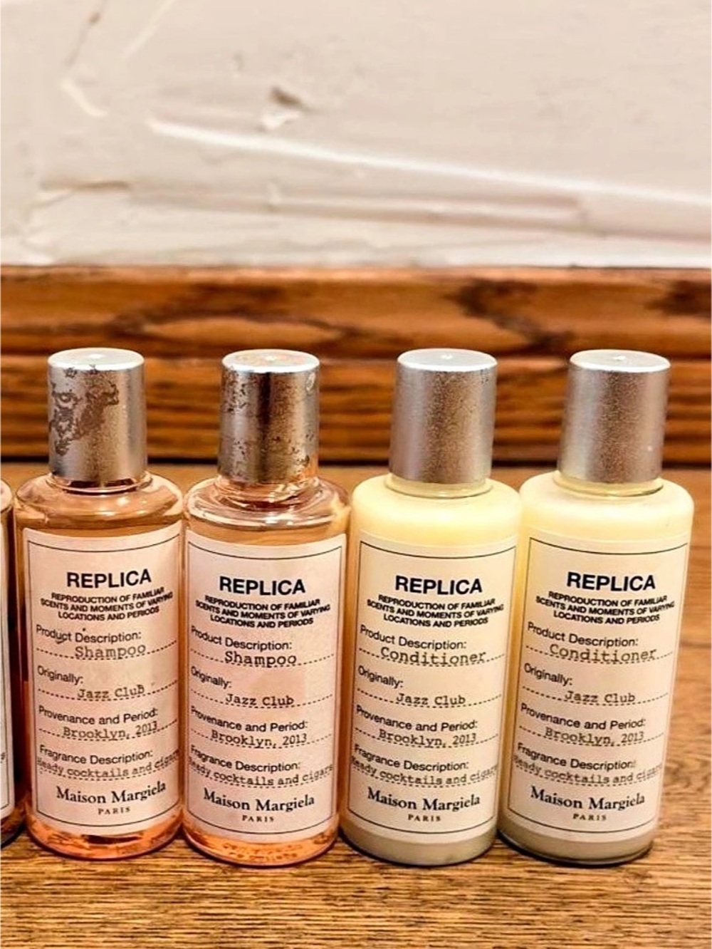 Maison Margiela Jazz Club Brooklyn 2013 4 piece set
Shampoo, Conditioner set